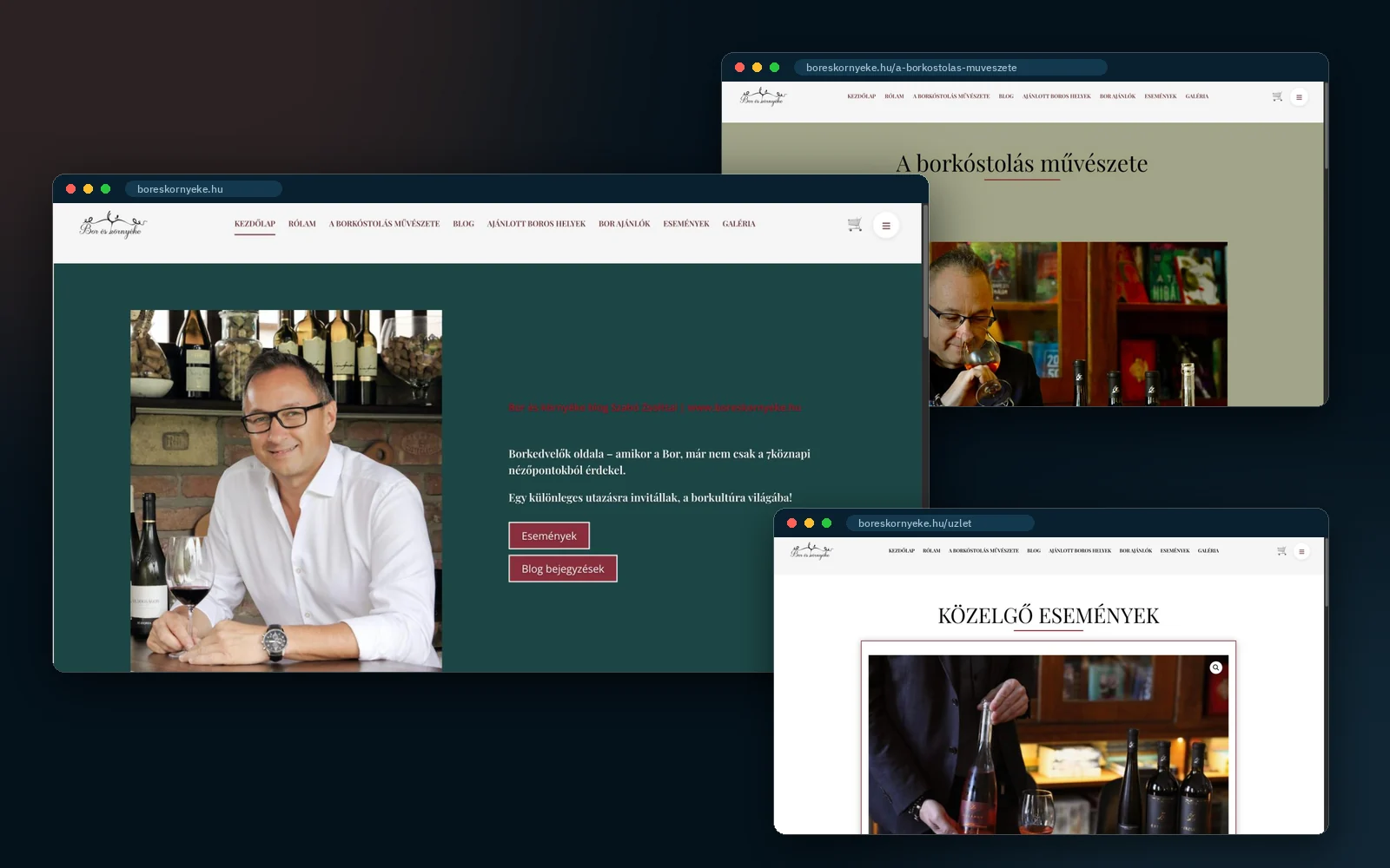 boreskornyeke.hu – részletek a weboldalról